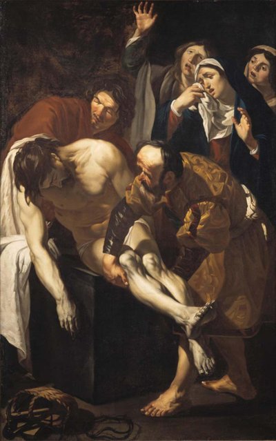 Descent from the Cross or Lamentation by After Dirck van Baburen